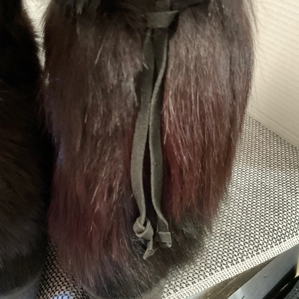TEMARICA ITALIAN BLACK FUR SKI BOOTS WITH‎ EMBROIDERED REINDEER 37Italy/6.5 US